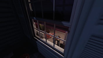 Messing with slutty hornyrachael at the party