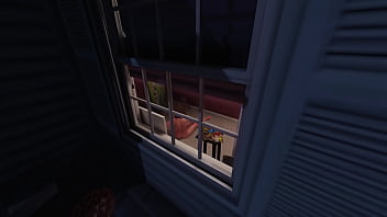 Messing with slutty hornyrachael at the party