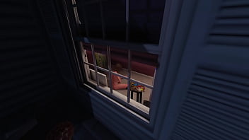 Messing with slutty hornyrachael at the party