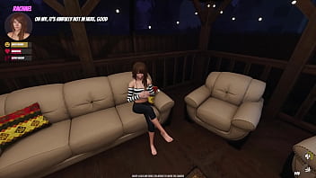 Messing with slutty hornyrachael at the party