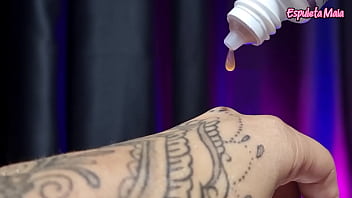 Influencer testing erotic products pepper blend official wet line body oil and others asmr