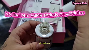 Influencer testing erotic products pepper blend official wet line body oil and others asmr