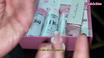 Influencer testing erotic products pepper blend official wet line body oil and others asmr