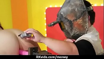 Sex for cash turns shy girl into a slut 12