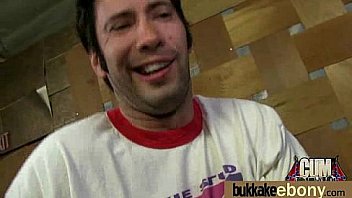 Busty black babe bubble bath group cocksuck 12