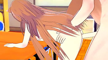 Horny fox girl gets her pussy shot with so much cum anime hentai