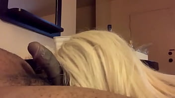 Blonde wanted a taste real quick