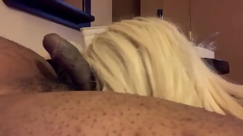 Blonde wanted a taste real quick