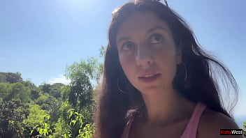 Crazy cumwalk in amazing place full of people almost caught