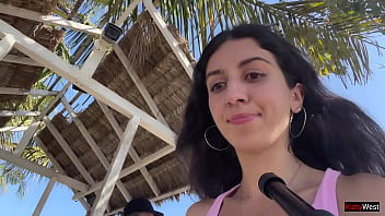 Crazy cumwalk in amazing place full of people almost caught