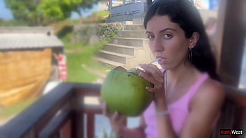 Crazy cumwalk in amazing place full of people almost caught