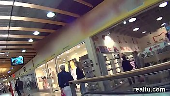 Charming czech sweetie gets seduced in the mall and fucked in pov