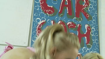 Heavenly's tits are in your sunroof cause she's getting fucked on the hood