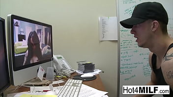 Busty babe loves that cock