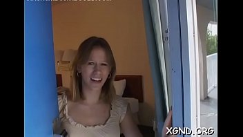 Lewd hottie ashley gets big donga as a present