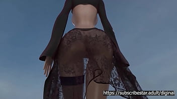 Extreme anal fuck in the desert