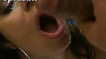 Anal pentrating with dildo and latina giving blowjob