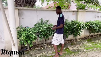 The gardener with the giant african cock