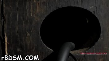 Caged up sweetheart gets gratifying