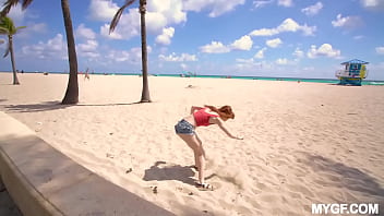 Beach day ends with dick