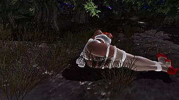 Vibrator bondage graveyard escape playthrough