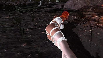 Vibrator bondage graveyard escape playthrough