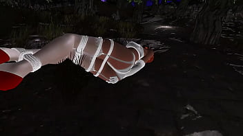 Vibrator bondage graveyard escape playthrough