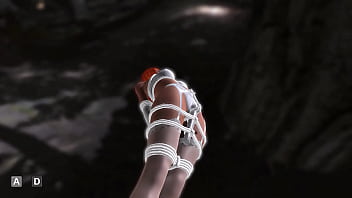 Vibrator bondage graveyard escape playthrough