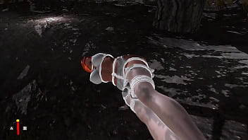 Vibrator bondage graveyard escape playthrough