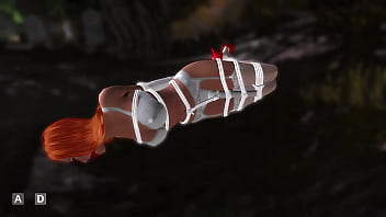 Vibrator bondage graveyard escape playthrough