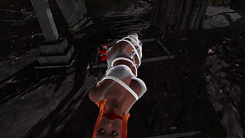 Vibrator bondage graveyard escape playthrough