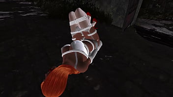 Vibrator bondage graveyard escape playthrough