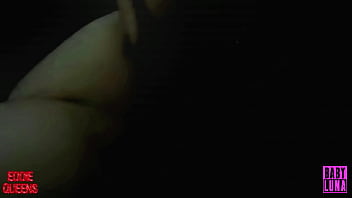 Busty latin fucks her sugar daddy on the balcony risky public sex