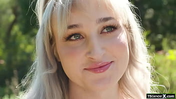 Busty Shemale Haven Rose Lets Her Guy Deepthroat Her Trans Cock Outdoorsthe Big Tits Blonde Tgirl Is Rimmed And Is Anal Barebacked By His Big Dick thumbnail
