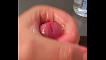 Closeup of my cock head