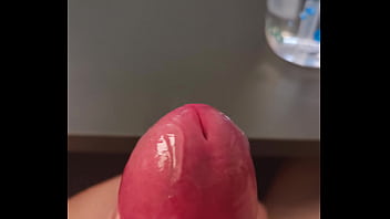 Closeup of my cock head