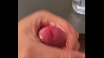 Closeup of my cock head