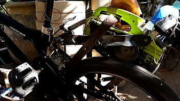 Wide open throttle chainsaw bike