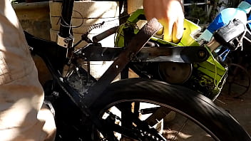 Wide open throttle chainsaw bike