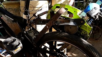 Wide open throttle chainsaw bike