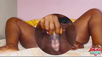 Just a girl and her toy having a great time