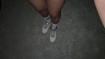 I fuck the neighbor on the terrace while she hangs the clothes