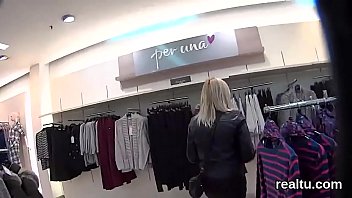 Striking czech teenie is tempted in the hypermarket and penetrated in pov