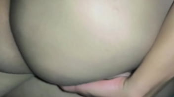 New asian husband and wife are alone in their room