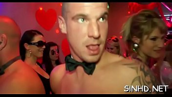 Delicious dudes and beauties are having lusty group pleasure