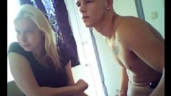Webcam blowjob couple blonde gf suck