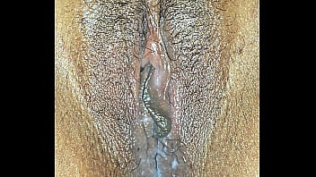 Sexy latina up close with wet pussy