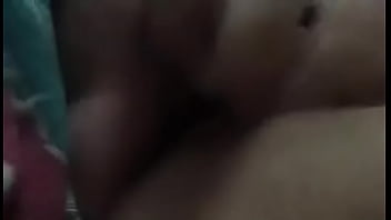 Wife fucking herself with little toy