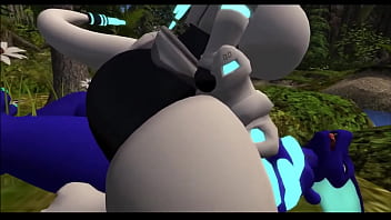 Dragon fucks sex bot after landing on his campsite