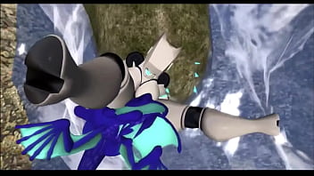 Dragon fucks sex bot after landing on his campsite